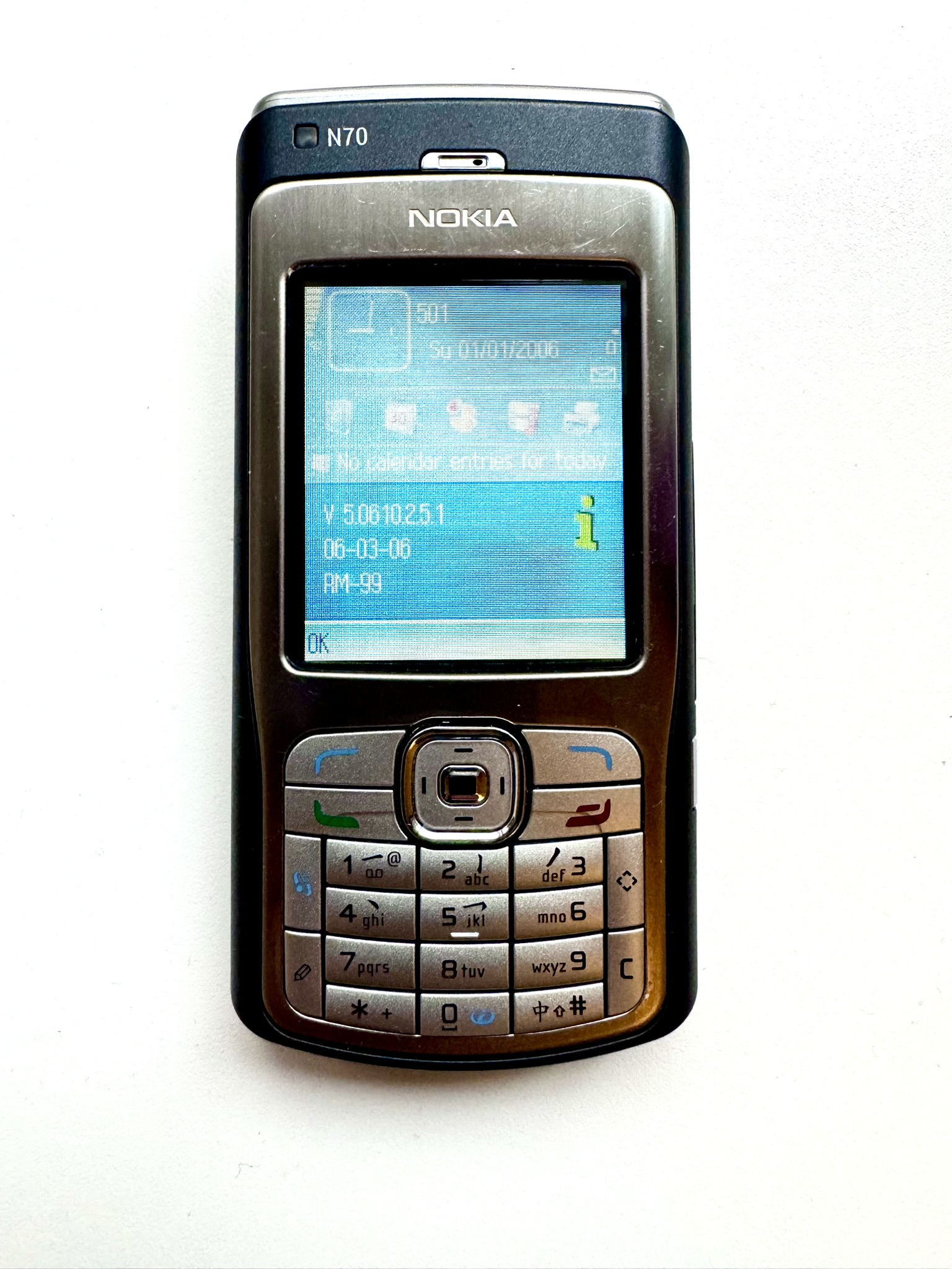 Nokia N70: RM-99 China No-Front-Camera Edition